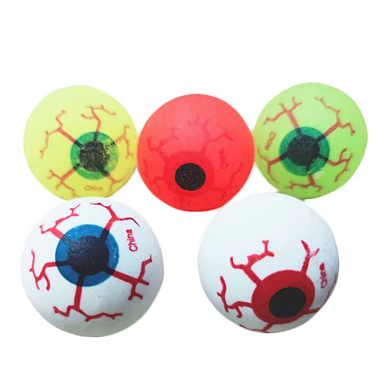 

5PCS 25MM Halloween Eyeball Decorations Bloodshot Eyeballs Indoor Outdoor Garden Halloween Decors Festive Decoration DIY Craft