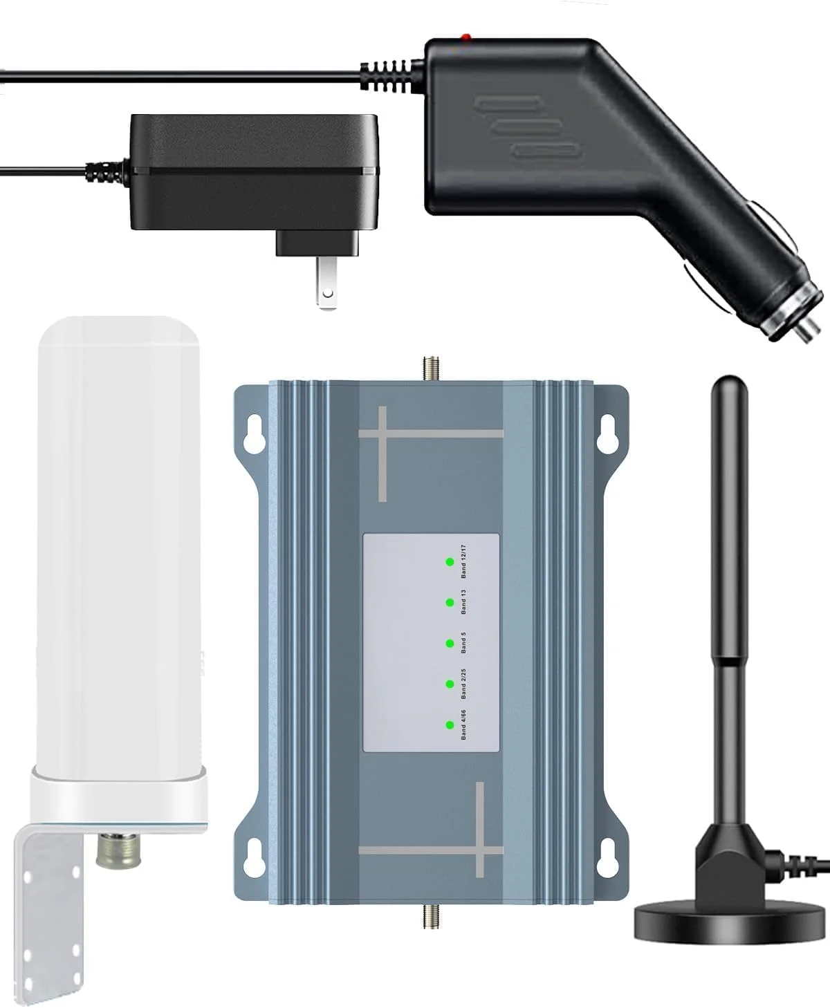 5G LTE Five-Band 4G 3G GSM GPRS Mobile Phone Signal Booster Repeaters for RV Truck
5G LTE Five-Band 4G 3G GSM GPRS Mobile Phone Signal Booster Repeaters for RV Truck