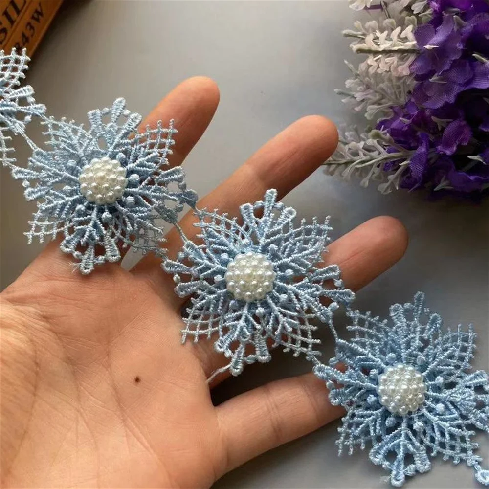 20X Blue Pearl Flower Handmade Beaded Embroidered Lace Butterfly Snowflak Trim Ribbon Applique Wedding Dress Sewing Craft New
20X Blue Pearl Flower Handmade Beaded Embroidered Lace Butterfly Snowflak Trim Ribbon Applique Wedding Dress Sewing Craft New