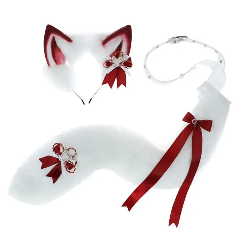 Foxes Ears Tail White Foxes Costume For Girls Halloween Costume Foxes Set For Kids Fluffy Foxes Tail Cosplay Party Costume Foxes
Foxes Ears Tail White Foxes Costume For Girls Halloween Costume Foxes Set For Kids Fluffy Foxes Tail Cosplay Party Costume Foxes