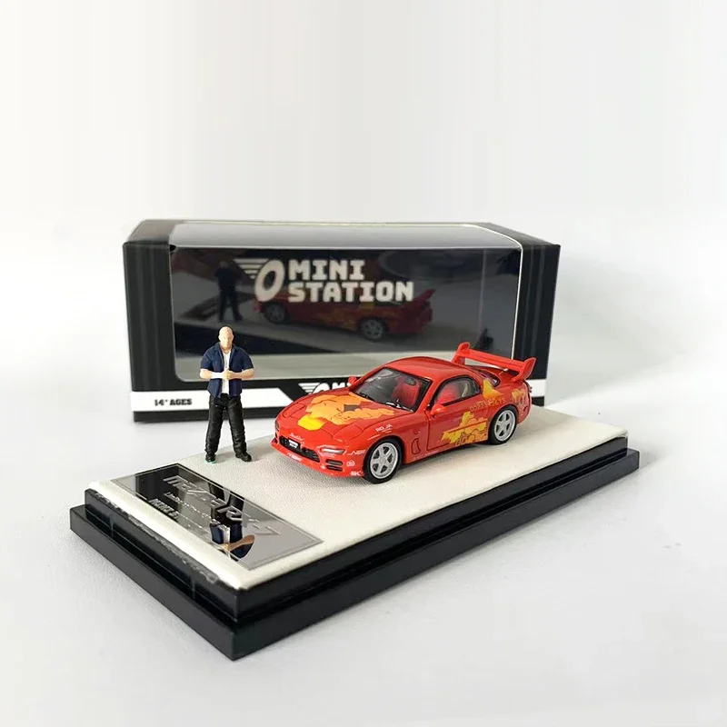Mini Station 1:64 Model Car RX-7 Alloy Die-Cast Sport Vehicle Collection - Orange
Mini Station 1:64 Model Car RX-7 Alloy Die-Cast Sport Vehicle Collection - Orange