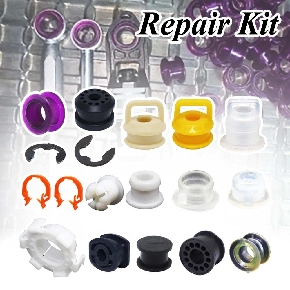 Kit Automatic Manual Gear Shift Lever Linkage Shifter Bushing Sleeve Grommet Repair Kit Rubber Grommet Clips Replacement Part
Kit Automatic Manual Gear Shift Lever Linkage Shifter Bushing Sleeve Grommet Repair Kit Rubber Grommet Clips Replacement Part