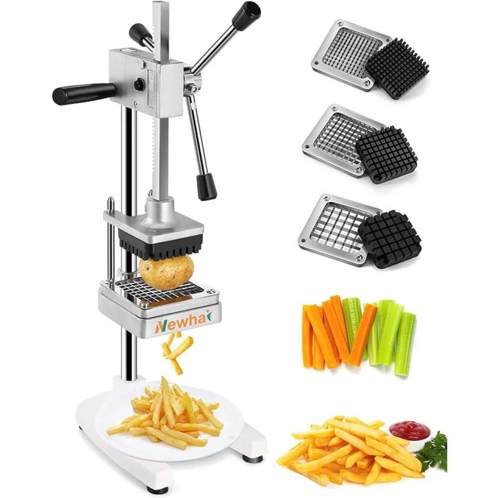 

Fries Potato Cutter for Frying Commercial French Fry Cutter Manual Potato Slicer Stainless Steel Fruit Vegetable Chopper Chips