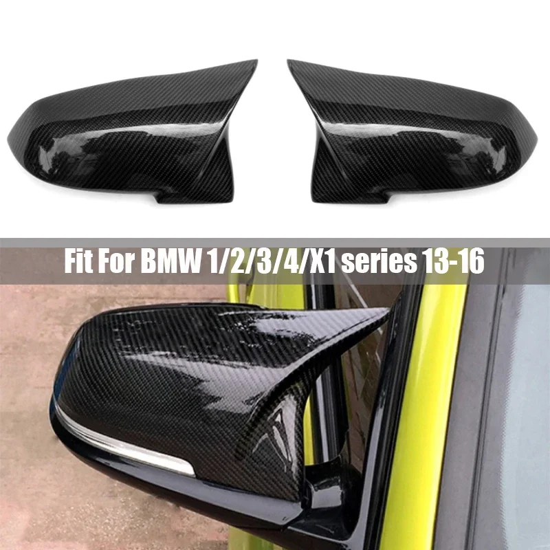 Real Carbon Fiber chrome horn Rearview Mirror Cover Cap For BMW 1 2 3 4 X1 M2 Series F20 F21 F22 F23 F30 F32 F33 F36 F87 E84 ABS
Real Carbon Fiber chrome horn Rearview Mirror Cover Cap For BMW 1 2 3 4 X1 M2 Series F20 F21 F22 F23 F30 F32 F33 F36 F87 E84 ABS