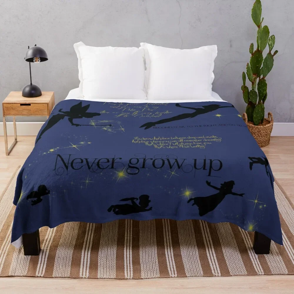 

Плед-одеяло Neverland, Декоративные Мягкие клетчатые Роскошные утолщенные одеяла Манга