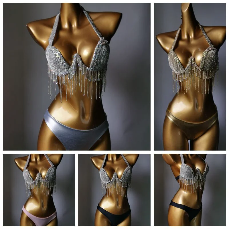 Diamond Tassel Bikini Shine Stone Swimsuit Gold Nightwear Bikini 2023 Women 2 Pcs Clothes Set Outfits for Beach Wear In Siliver
Diamond Tassel Bikini Shine Stone Swimsuit Gold Nightwear Bikini 2023 Women 2 Pcs Clothes Set Outfits for Beach Wear In Siliver