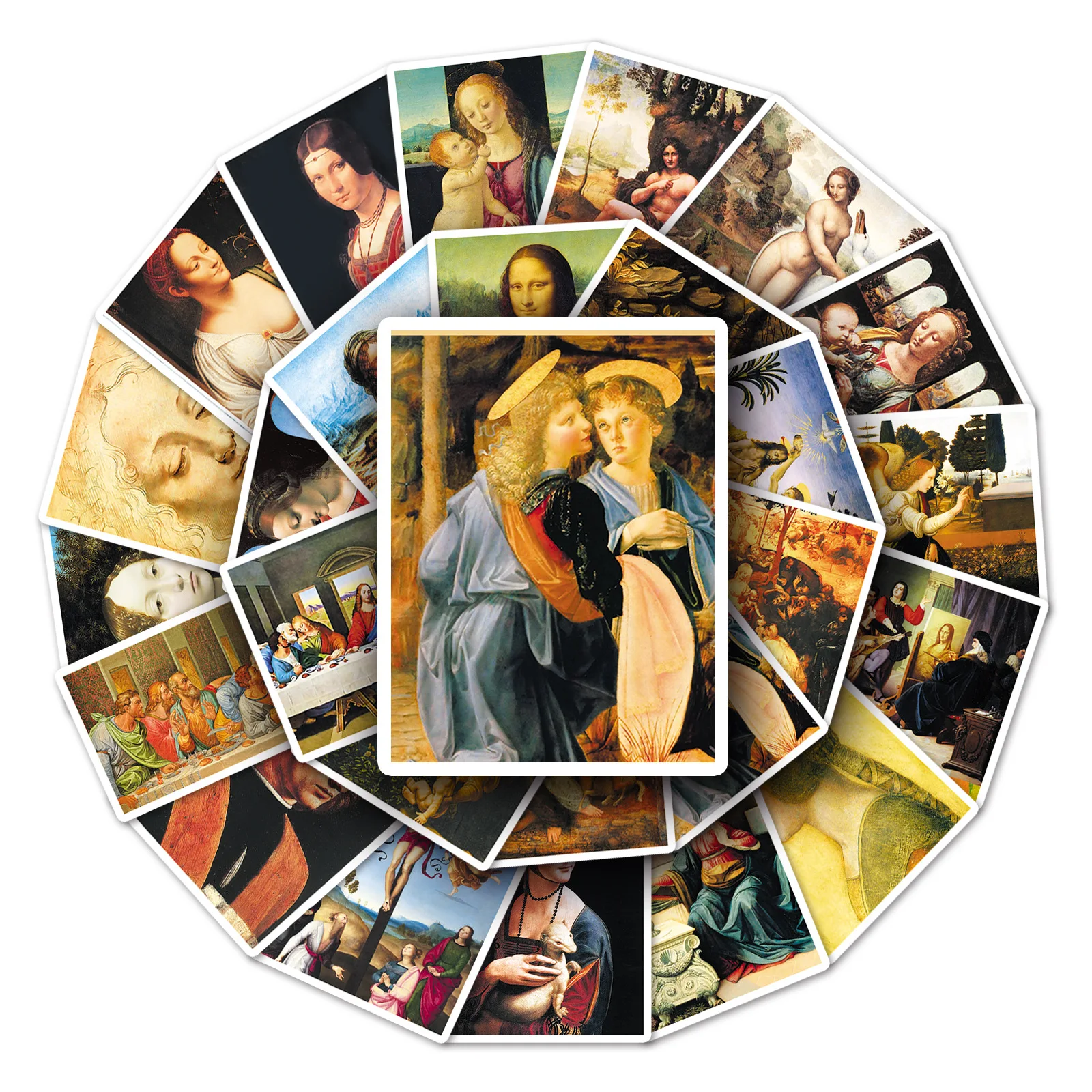 10/30/50PCS Aesthetic Da Vinci Famous Paintings Stickers Graffiti Wall Decals Decoration Phone Luggage Guitar Helmet Sticker Toy
10/30/50PCS Aesthetic Da Vinci Famous Paintings Stickers Graffiti Wall Decals Decoration Phone Luggage Guitar Helmet Sticker Toy