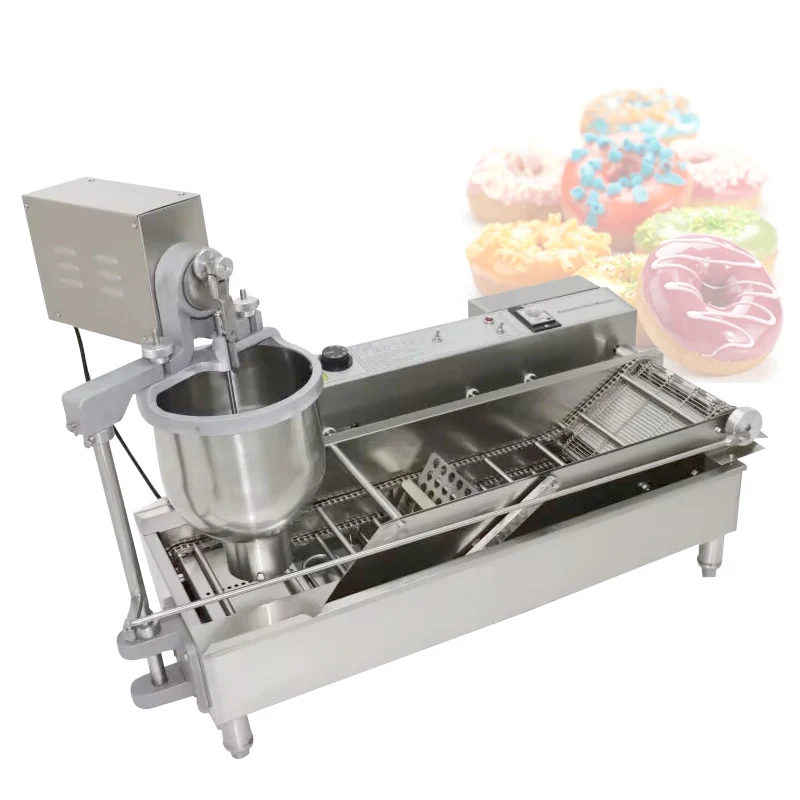 Automatic Double Row Donuts Forming Machine Commercial Electric Donut Fryer
Automatic Double Row Donuts Forming Machine Commercial Electric Donut Fryer