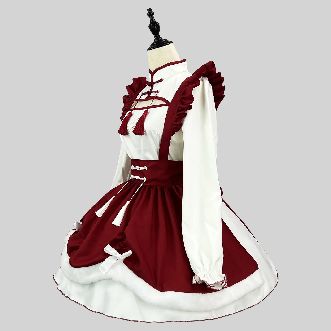 Anime Lolita Maid Kostüm Cosplay Kawaii Schulmädchen Plus Size Langarm Schürze 15 Anime Lolita Maid Kostüm Cosplay Kawaii Schulmädchen Plus Size Langarm Schürze 6