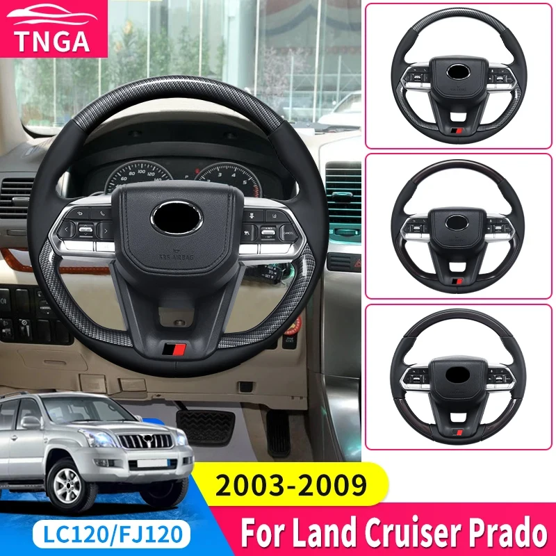 For 2003-2009 Toyota Land Cruiser Prado 120 Upgrade Steering Wheel Assembly LC120 Interior Modification Accessories Replacement
For 2003-2009 Toyota Land Cruiser Prado 120 Upgrade Steering Wheel Assembly LC120 Interior Modification Accessories Replacement