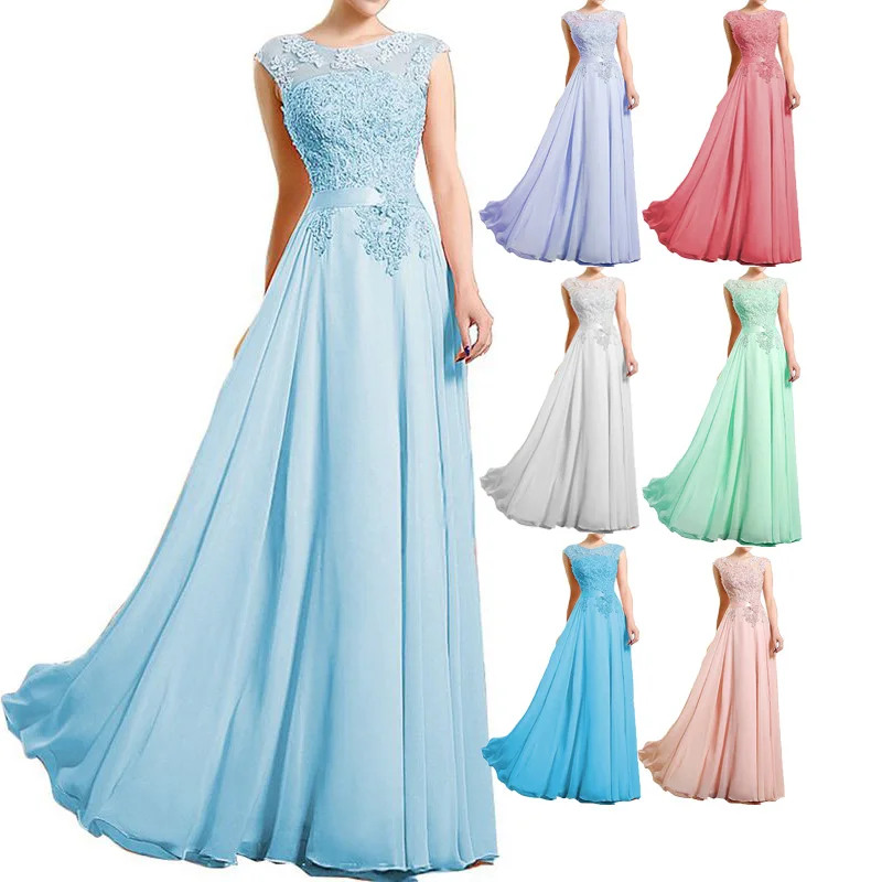 Elegant Chiffon Bridesmaid Dresses for Women 2022 A-Line with Lace Appliques vestidos para dama de honor
Elegant Chiffon Bridesmaid Dresses for Women 2022 A-Line with Lace Appliques vestidos para dama de honor