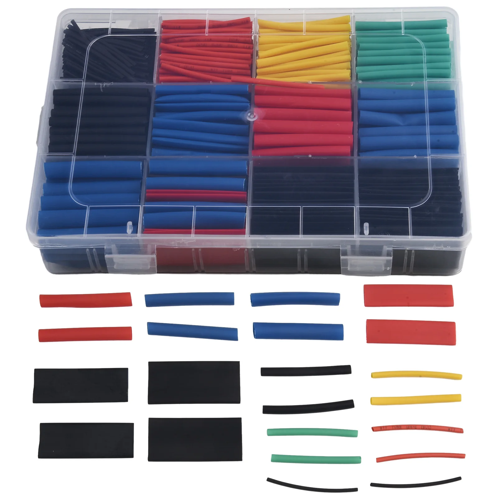 328/580/750pc Color Heat Shrinkable Tube Thermoresistant Insulated Wire Cable Sleeve Polyolefin DIY Kit For Data Line Protection
328/580/750pc Color Heat Shrinkable Tube Thermoresistant Insulated Wire Cable Sleeve Polyolefin DIY Kit For Data Line Protection