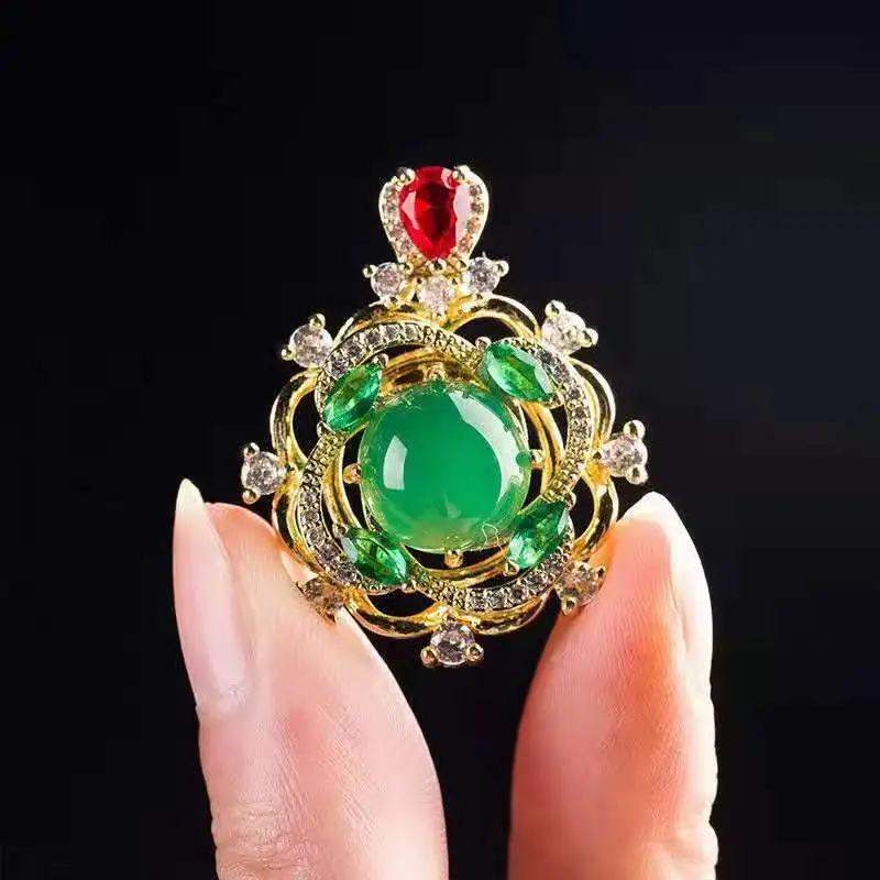 Natural Jade Chrysoprase Pendant Necklace Women Men Green Chalcedony Jades Stone Silver 925 Jewelry Amulet Gifts Fashion Charms
Natural Jade Chrysoprase Pendant Necklace Women Men Green Chalcedony Jades Stone Silver 925 Jewelry Amulet Gifts Fashion Charms