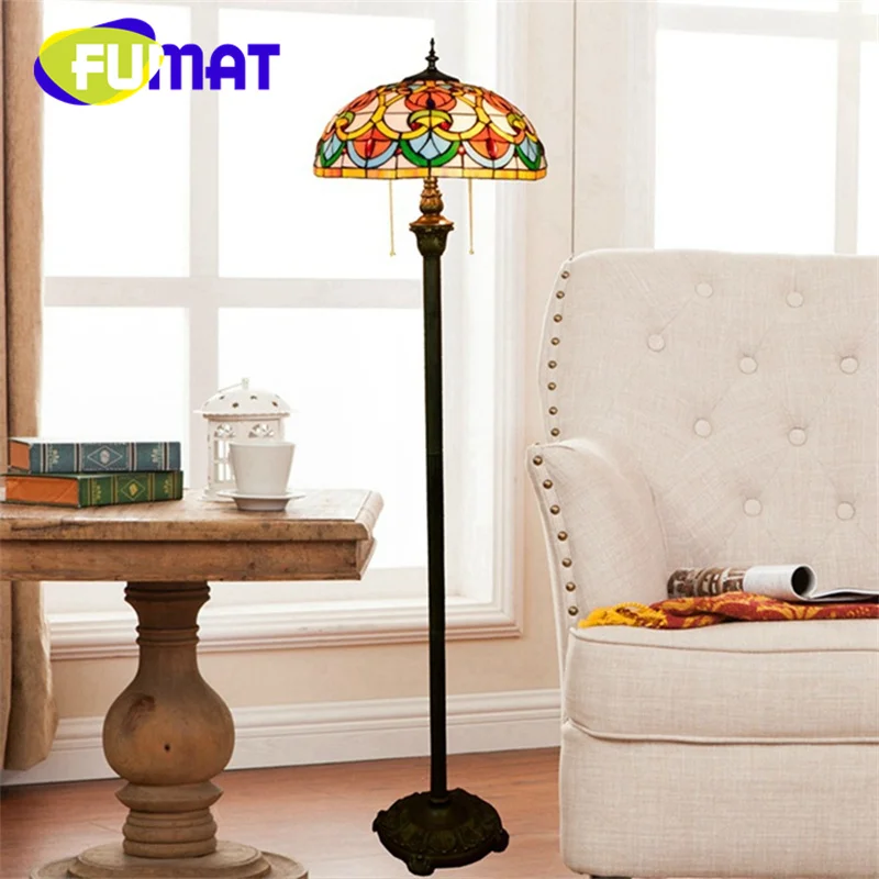 FUMAT Tiffany Creative Glass 16-inch floor lamp Art Deco Living Room Dining Room Bedroom Bedside Standing lamp Retro style
FUMAT Tiffany Creative Glass 16-inch floor lamp Art Deco Living Room Dining Room Bedroom Bedside Standing lamp Retro style