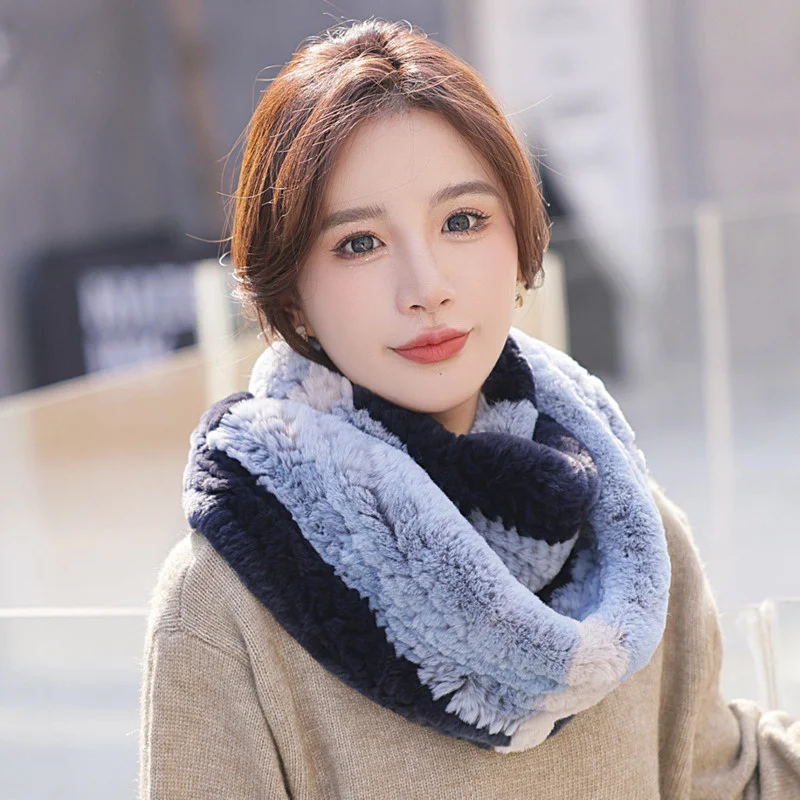 Winter Women's Rex Rabbit Fur Scarf Neck Thickened Woven Colorful Scarves For Ladies Genuine Rex Rabbit Fur Scarf Neckerchief
Winter Women's Rex Rabbit Fur Scarf Neck Thickened Woven Colorful Scarves For Ladies Genuine Rex Rabbit Fur Scarf Neckerchief