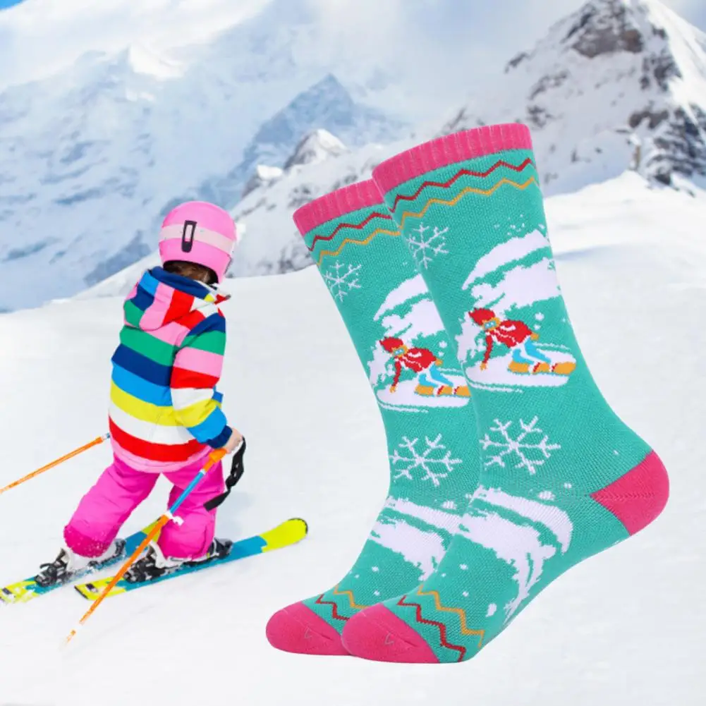 1 Pair Delicate Lightweight Anti-pilling Boys Girls Thick Warm Snowboarding Socks for Outdoor Cotton Socks Ski Socks
1 Pair Delicate Lightweight Anti-pilling Boys Girls Thick Warm Snowboarding Socks for Outdoor Cotton Socks Ski Socks