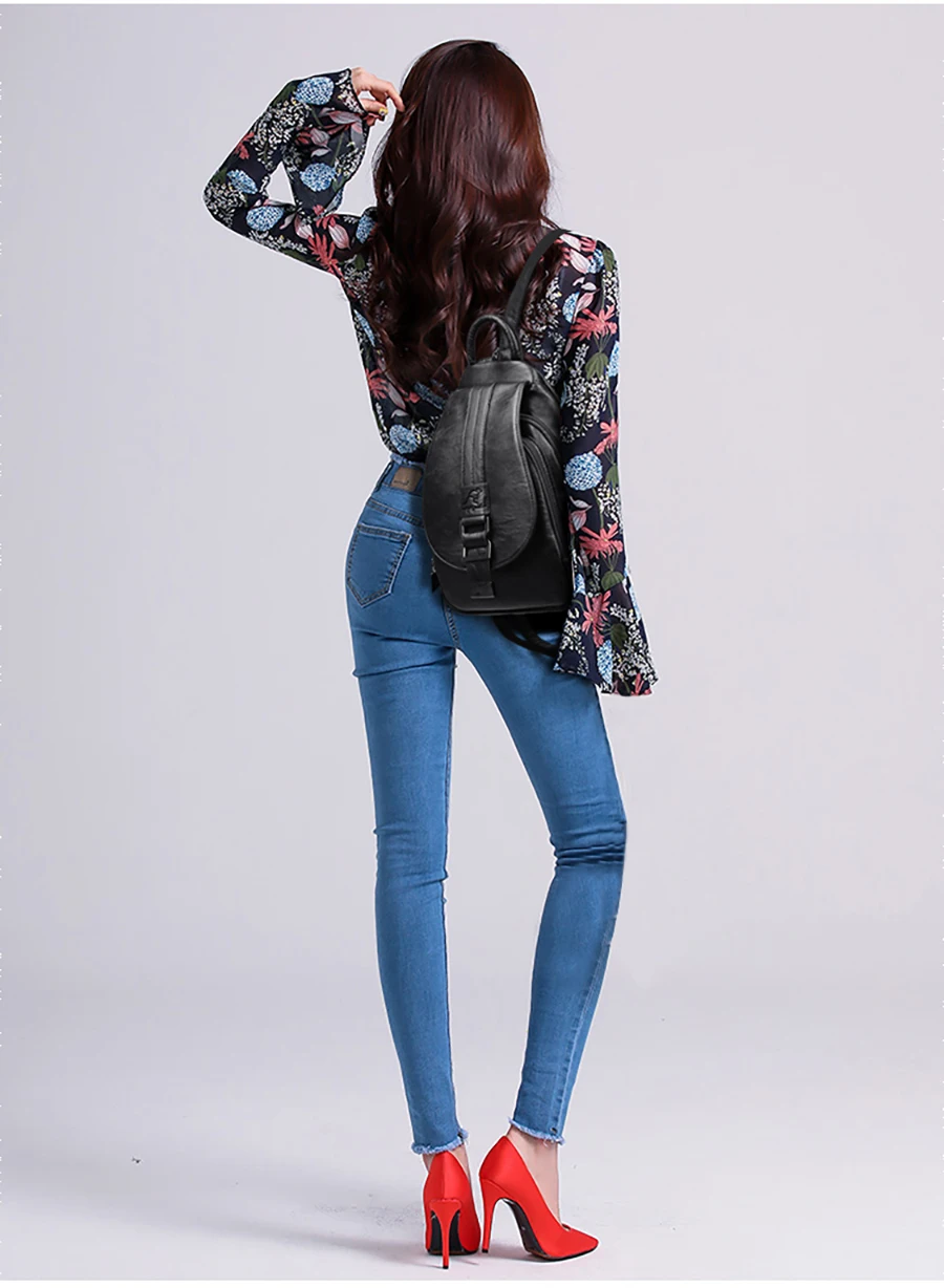 2024 New Hot Women Leather Backpacks Female Vintage Backpack for Teenage Girls School Chest Bag Travel Bagpack Ladies Back Pack 2024 New Hot Women Leather Backpacks Female Vintage Backpack for Teenage Girls School Chest Bag Travel Bagpack Ladies Back Pack