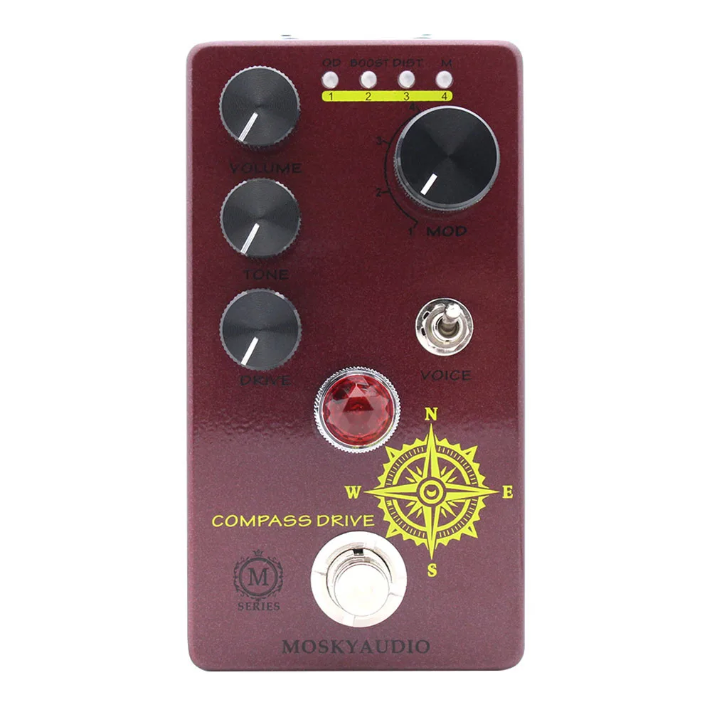 Mosky Distortion Overdrive Booster 4-Mode Selection KnobThe Guitar Effects Pedal Volume Tone Drive Control Guitars Accessories
Mosky Distortion Overdrive Booster 4-Mode Selection KnobThe Guitar Effects Pedal Volume Tone Drive Control Guitars Accessories