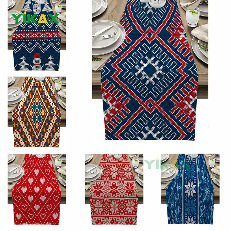 Christmas Snowflakes Red Background Modern Table Runner Wedding Table Runner for Dining Table Christmas Decoration Table Cloth
Christmas Snowflakes Red Background Modern Table Runner Wedding Table Runner for Dining Table Christmas Decoration Table Cloth
