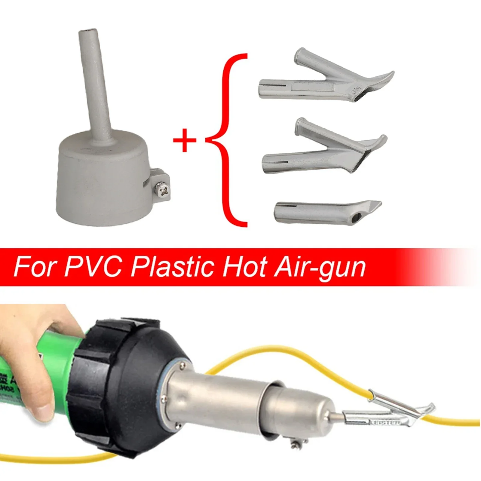 Hot Air Blower Head For Vinyl Plastic PVC Welding Speed Welding Nozzle 5mm Set Silver Titanium Alloy Versatile
Hot Air Blower Head For Vinyl Plastic PVC Welding Speed Welding Nozzle 5mm Set Silver Titanium Alloy Versatile
