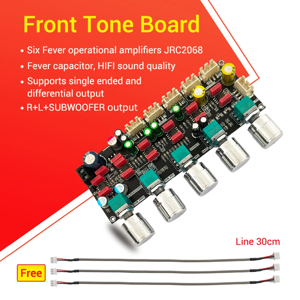 HIFI Front Tone Board Stereo High Subwoofer Operational Amplifier High and Low Bass Subwoofer Operational Amplifier
HIFI Front Tone Board Stereo High Subwoofer Operational Amplifier High and Low Bass Subwoofer Operational Amplifier