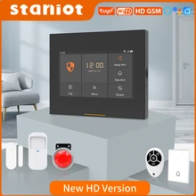 Staniot Wireless Home Security Tuya Smart Alarm System WiFi GSM Anti-theft Kit 433MHz Full Touch For IOS and Android APP Control
Staniot Wireless Home Security Tuya Smart Alarm System WiFi GSM Anti-theft Kit 433MHz Full Touch For IOS and Android APP Control