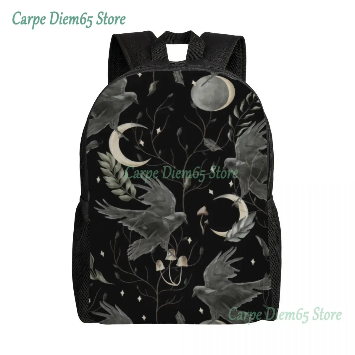 Crow Moon Backpack for Boys Girls Halloween Spooky Witch School College Travel Bags Women Men Bookbag Fits 15 Inch Laptop
Crow Moon Backpack for Boys Girls Halloween Spooky Witch School College Travel Bags Women Men Bookbag Fits 15 Inch Laptop