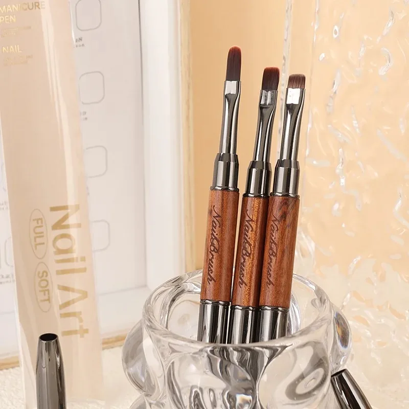 Double-end Nail Pen Brush Glue Phototherapy Pen UV Gel Liner Brush Dual End Acrylic Nail Art Painting Manicure Brushes Tool 26 S76dc5da42e284470840ce7fc697727569