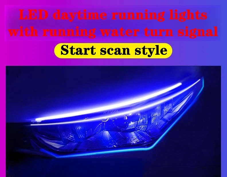 Headlamp Light Guide Strip Scan Two-Color LED Running Water Light Car Decorative Light Streamer Turn Signal Light
Headlamp Light Guide Strip Scan Two-Color LED Running Water Light Car Decorative Light Streamer Turn Signal Light