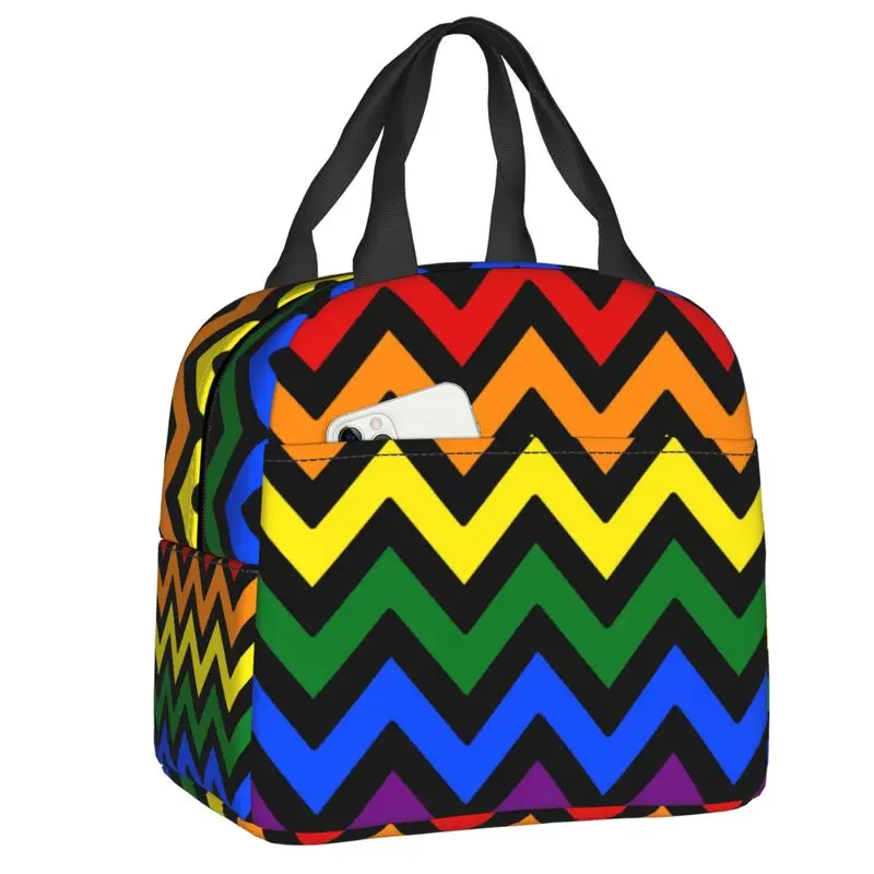 Gay Pride Zigzag Resuable Lunch Box Leakproof GLBT LGBT Rainbow Lesbian Cooler Thermal Food Insulated Lunch Bag School Children
Gay Pride Zigzag Resuable Lunch Box Leakproof GLBT LGBT Rainbow Lesbian Cooler Thermal Food Insulated Lunch Bag School Children