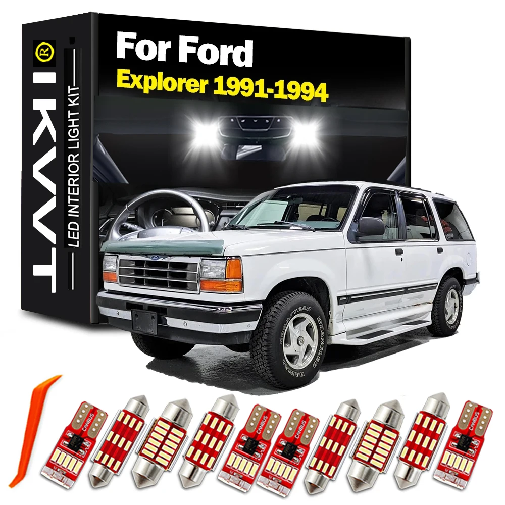 IKVVT, 13 предметов, искусственная кожа для Ford Explorer 1991 1992 1993, внутренняя карта, купол, набор аксессуаров для CAN-шины
IKVVT, 13 предметов, искусственная кожа для Ford Explorer 1991 1992 1993, внутренняя карта, купол, набор аксессуаров для CAN-шины