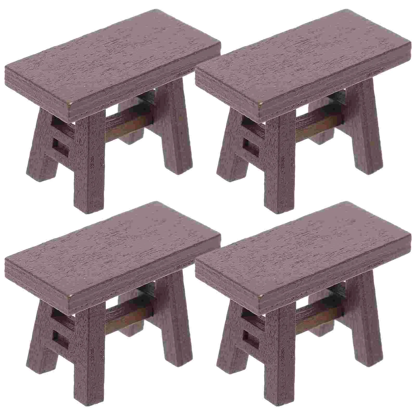 4 Pcs Miniature Furniture Dollhouse Accessories Food Play Furnishings Wooden Small
4 Pcs Miniature Furniture Dollhouse Accessories Food Play Furnishings Wooden Small