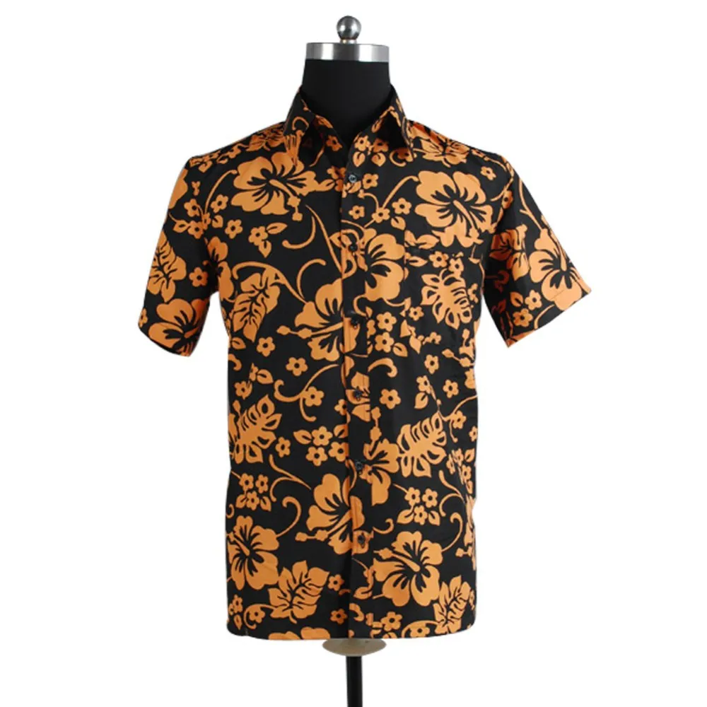 

Fear and Loathing in Las Vegas Raoul Duke Short Sleeves Shirts Halloween Party Cosplay Costumes
