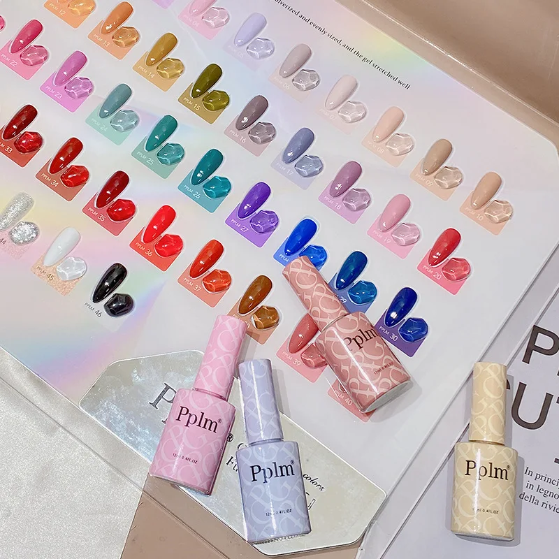 46 Colors Nail Polish Gel Set Phototherapy Painted Glue New Popular Color For Nail Salon With Free Color Card
46 Colors Nail Polish Gel Set Phototherapy Painted Glue New Popular Color For Nail Salon With Free Color Card