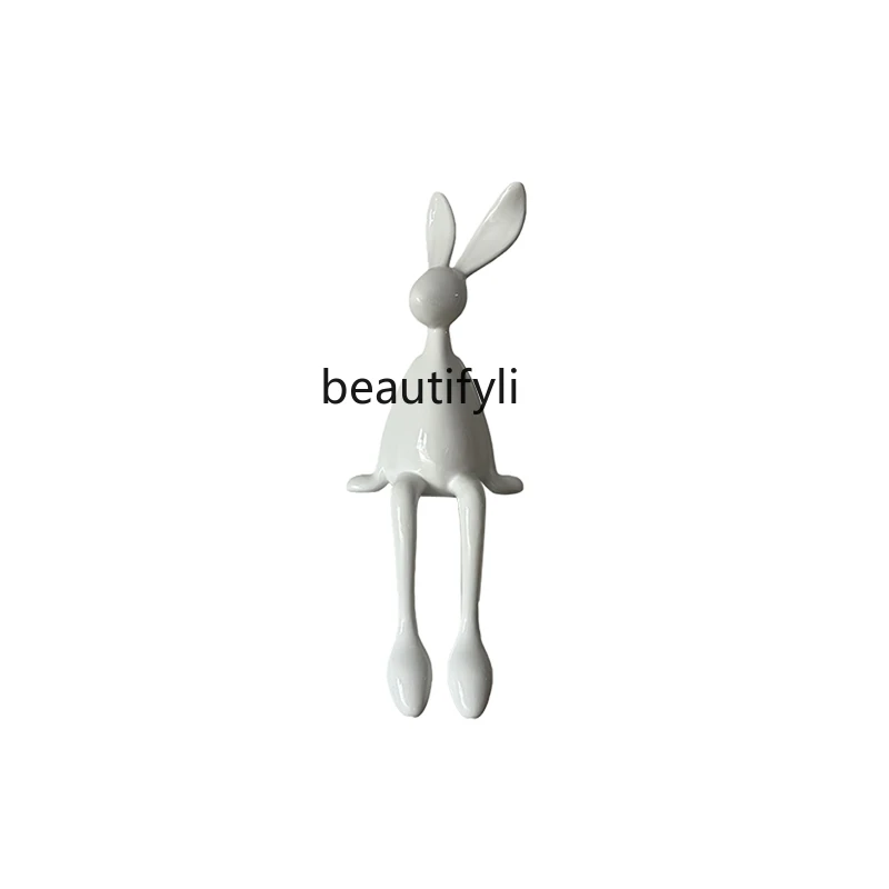 Fiberglass Long Ears Rabbit Sculpture Hotel Hallway Decorations Large White Rabbit Sitting Ornaments home decor
Fiberglass Long Ears Rabbit Sculpture Hotel Hallway Decorations Large White Rabbit Sitting Ornaments home decor