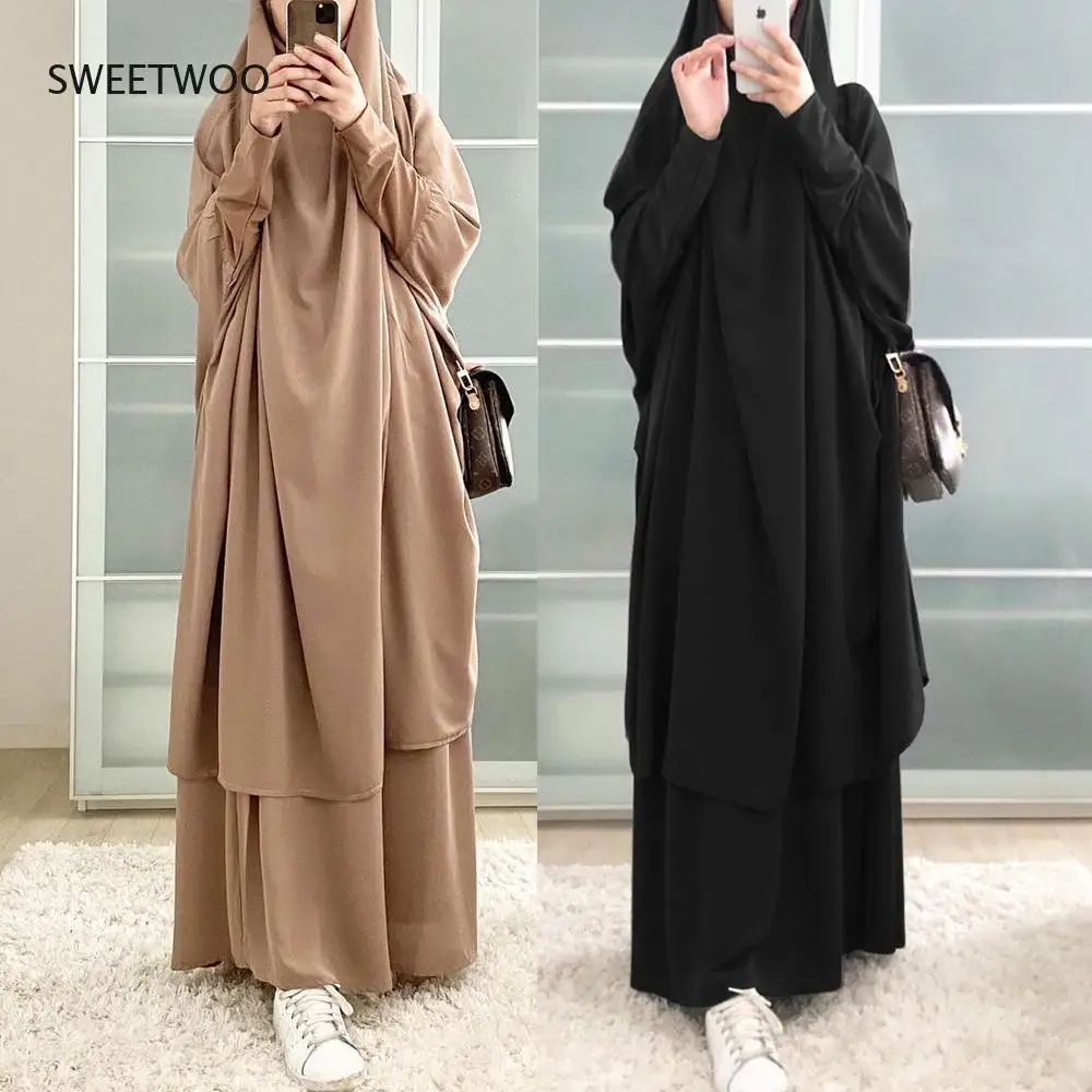 Eid Hooded Muslim Women Hijab Dress Prayer Garment Jilbab Abaya Long Khimar Ramadan Gown Abayas Skirt Sets Islamic Clothes Niqab
Eid Hooded Muslim Women Hijab Dress Prayer Garment Jilbab Abaya Long Khimar Ramadan Gown Abayas Skirt Sets Islamic Clothes Niqab