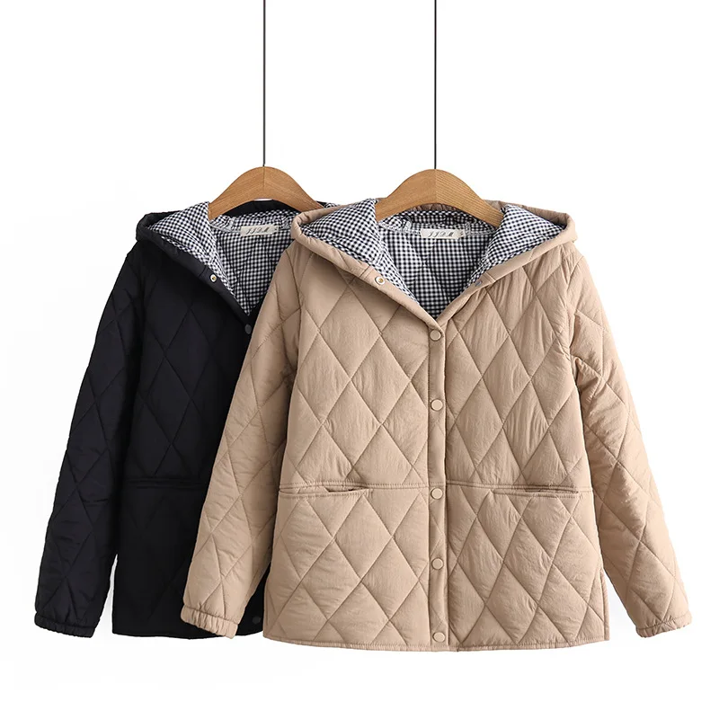 2023 High Quality Women Coat Spring Autumn Fashion Casual Thin Parka European Windproof Female Hooded Cotton Jackets Outerwear
2023 High Quality Women Coat Spring Autumn Fashion Casual Thin Parka European Windproof Female Hooded Cotton Jackets Outerwear