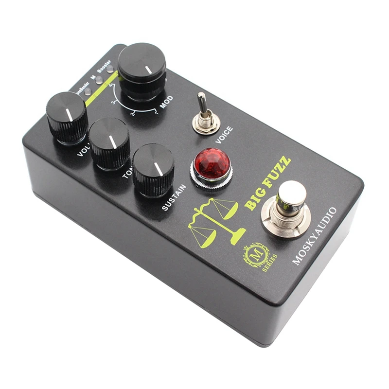 MOSKYAUDIO BIG FUZZ Guitar FUZZ Effects Pedal True Bypass Function Guitar Effects Processor Accessories
MOSKYAUDIO BIG FUZZ Guitar FUZZ Effects Pedal True Bypass Function Guitar Effects Processor Accessories