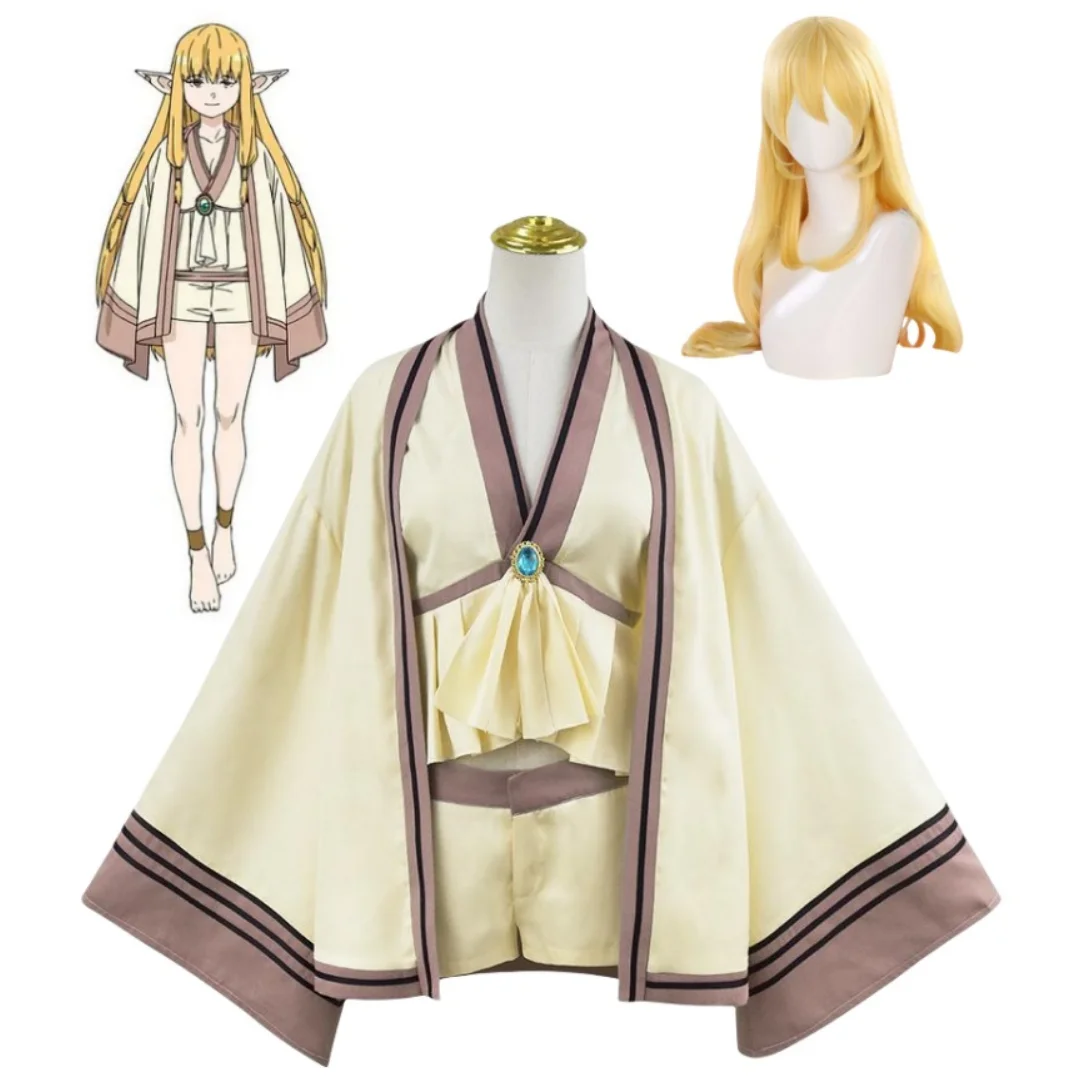 Anime Frieren Beyond Journey's End Goddess Sousou No Serie Great Magician Cosplay Costume Wig Jingling Erduo Hair Accessories
Anime Frieren Beyond Journey's End Goddess Sousou No Serie Great Magician Cosplay Costume Wig Jingling Erduo Hair Accessories