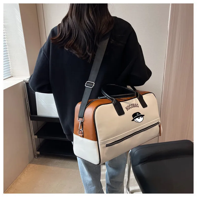 뉴백 백 2024, Высококачественная сумка для гольфа большой вместимости, мужская сумка для путешествий на короткие расстояния, ПУ легкая сумка для гольфа, модная женская сумка 말