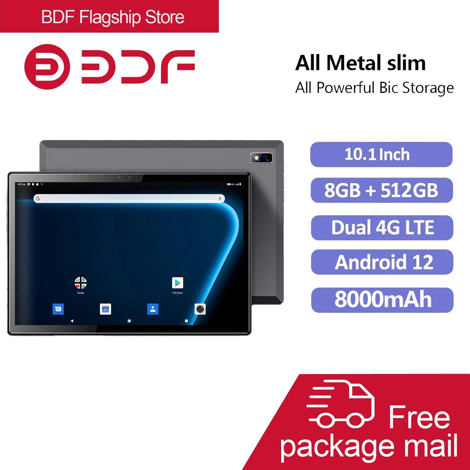 

2024 New 10.1 Inch Octa Core Android Tablet Pc 8GB RAM 512GB ROM Tablet 4G 5G Network Tablets Dual SIM Dual 5G WiFi 8000mAh