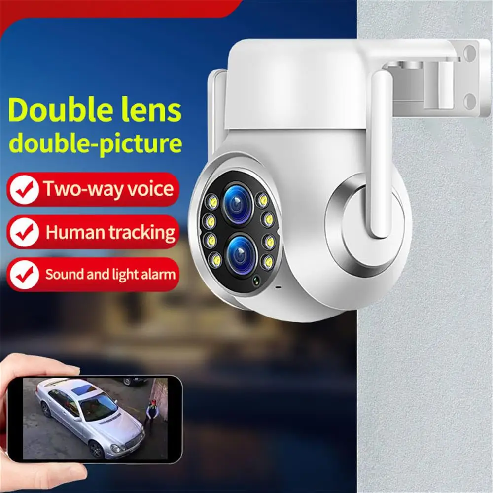 1080P PTZ IP Camera Wifi Outdoor 2MP AI Human Detection Two Way Audio Home Security CCTV Camera 15X Digital Zoom Wifi Camera
1080P PTZ IP Camera Wifi Outdoor 2MP AI Human Detection Two Way Audio Home Security CCTV Camera 15X Digital Zoom Wifi Camera