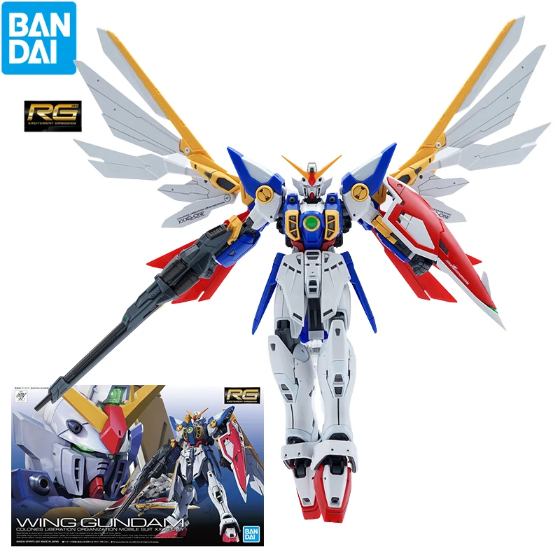 Bandai Genuine RG Wing GUNDAM Action Figure XXXG-01W Gundam Model Kit Wing Gundam EW Toys for Boys Gifts For Children
Bandai Genuine RG Wing GUNDAM Action Figure XXXG-01W Gundam Model Kit Wing Gundam EW Toys for Boys Gifts For Children