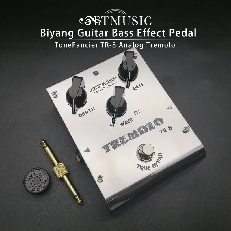 Biyang ToneFancier TR-8 аналоговая гитара Tremolo Педаль Эффекта баса 2, регулируемая Форма волны, настоящий байпас
Biyang ToneFancier TR-8 аналоговая гитара Tremolo Педаль Эффекта баса 2, регулируемая Форма волны, настоящий байпас