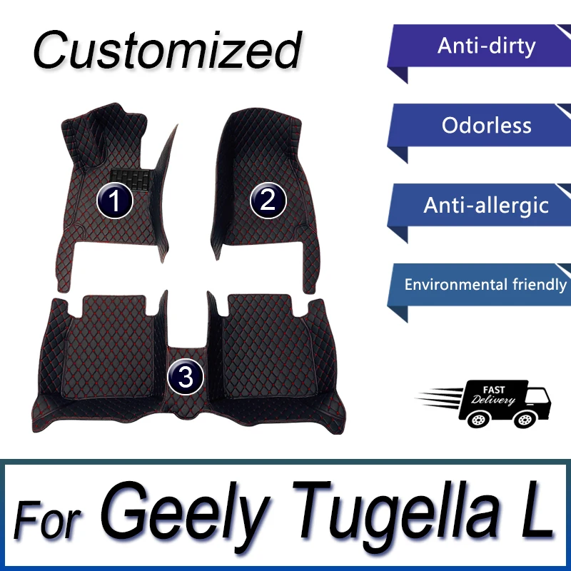 Car Floor Mats For Geely Tugella L Hybrid 2022 Custom Auto Foot Pads Automobile Carpet Cover Interior Accessories
Car Floor Mats For Geely Tugella L Hybrid 2022 Custom Auto Foot Pads Automobile Carpet Cover Interior Accessories
