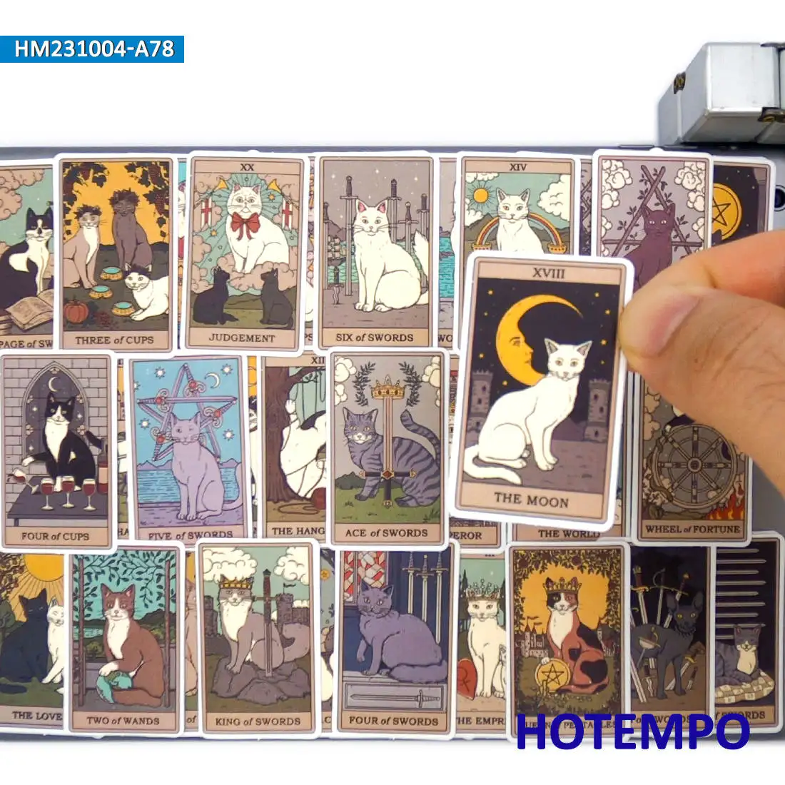 20/30/50/78Pieces Cute Cats Style Tarot Cards Funny Cartoon Animal Stickers for Kids Scrapbook Luggage Bike Phone Laptop Sticker
20/30/50/78Pieces Cute Cats Style Tarot Cards Funny Cartoon Animal Stickers for Kids Scrapbook Luggage Bike Phone Laptop Sticker
