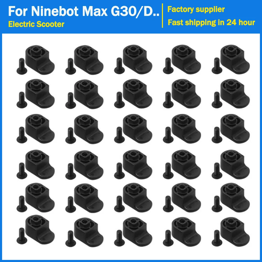 30PCS Rear Fender Folding Hook For Ninebot MAX G30 G30D Electric Scooter Skateboard Back Mudguard Hooks Sleeve Buckle Cap
30PCS Rear Fender Folding Hook For Ninebot MAX G30 G30D Electric Scooter Skateboard Back Mudguard Hooks Sleeve Buckle Cap