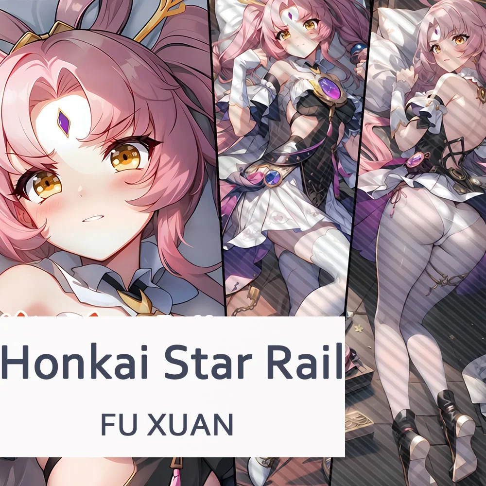 Honkai Star Rail Fu xuan Dakimakura 2-сторонняя подушка для обнимания тела искусственная аниме Подушка Наволочка рождественские подарки
Honkai Star Rail Fu xuan Dakimakura 2-сторонняя подушка для обнимания тела искусственная аниме Подушка Наволочка рождественские подарки