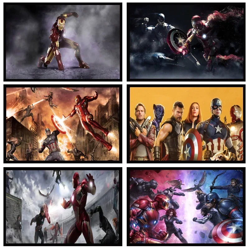 Marvel Movie Canvas Art Paintings Avengers Iron Man Poster and Print Wall Art Picture for Living Room Cuadros Home Decoration
Marvel Movie Canvas Art Paintings Avengers Iron Man Poster and Print Wall Art Picture for Living Room Cuadros Home Decoration