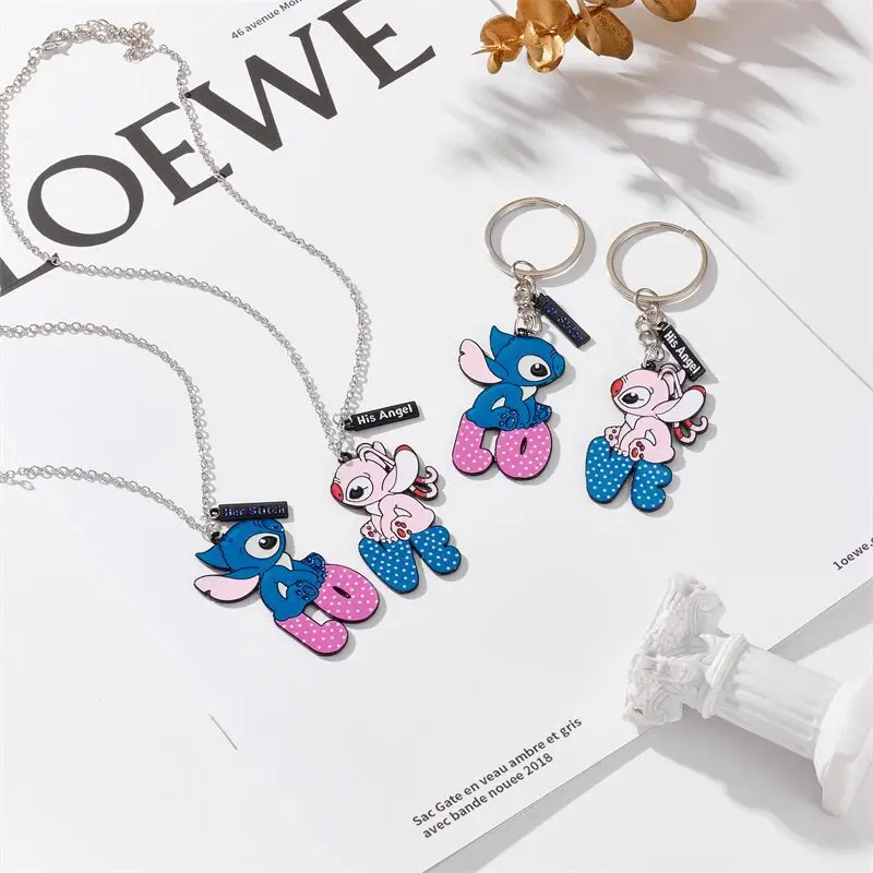 Disney Lilo & Stitch Necklace metal Cute Figure Stitch Pendant Jewelry Neck Chain Lovers Jewelry Handmade Toys Birthday Gifts
Disney Lilo & Stitch Necklace metal Cute Figure Stitch Pendant Jewelry Neck Chain Lovers Jewelry Handmade Toys Birthday Gifts